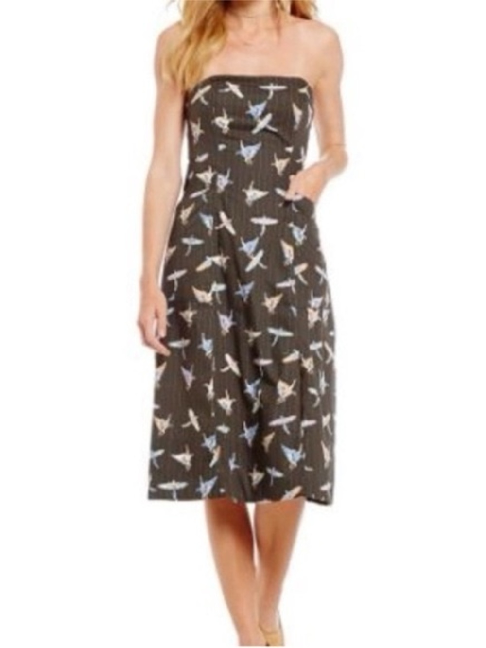 FREE PEOPLE SUNSHINE OF YOUR LOVE MIDI DRESS